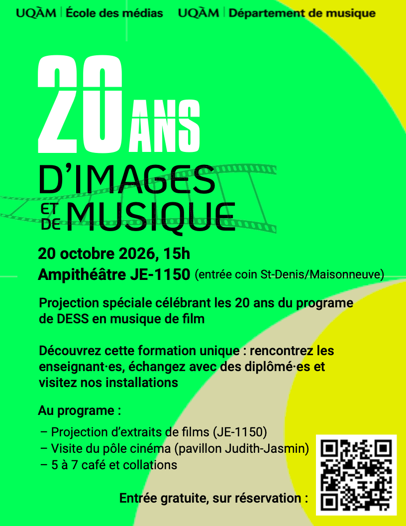 Évènement spécial « 20 ans d&rsquo;images et de musique »